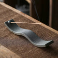 Matte Pastel Ceramic Incense Stick Holder — Scandinavian Style Incense Burner